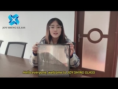 핫 엣지 단열 유리 사용자 정의: 세라믹 유리 표면