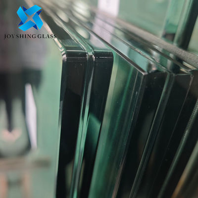 맞춤형 20.76mm 맑은 PVB 필름 안전 코너와 함께 가루 된 유리